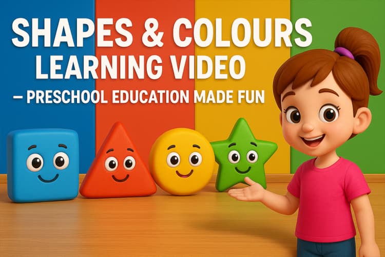 Shapes & Colours Learning Video – Preschool Education Made Fun