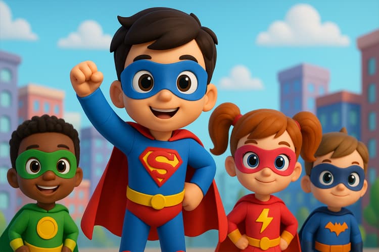 Superheroes for Kids – Safe Animated Adventures