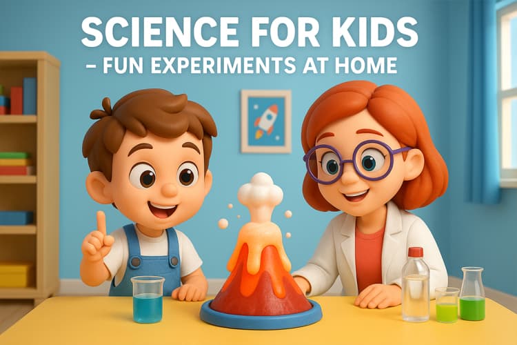 Science for Kids – Fun Experiments at Home (With Adult Supervision)